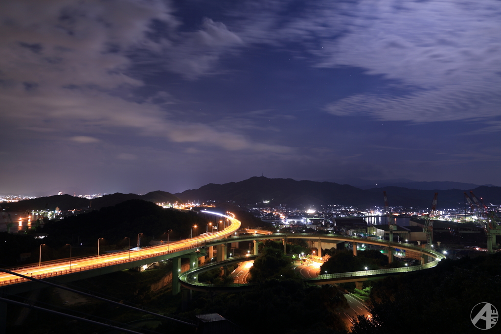 しまなみ海道夜景