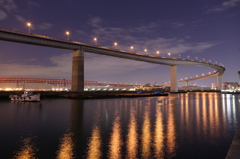 なみはや大橋夜景