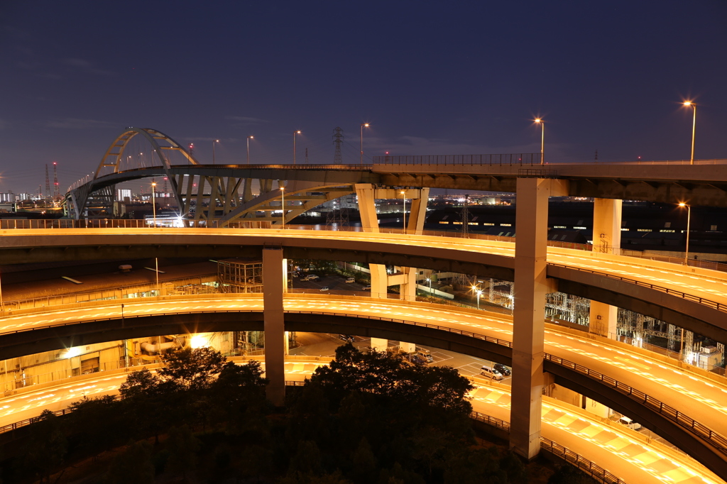 新木津川大橋　夜景