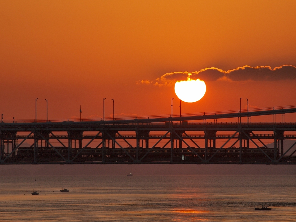 瀬戸内の夕日
