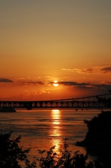 夕日