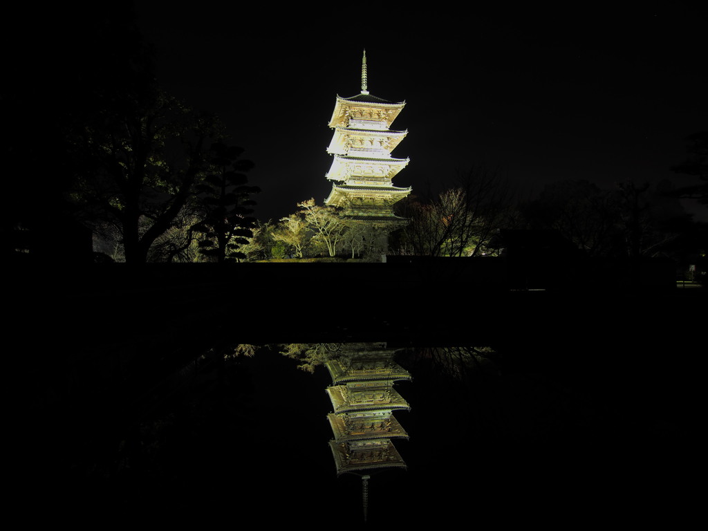 備中国分寺・映り込み定番