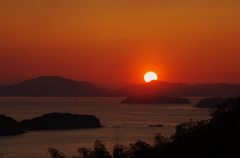 瀬戸内・夕日