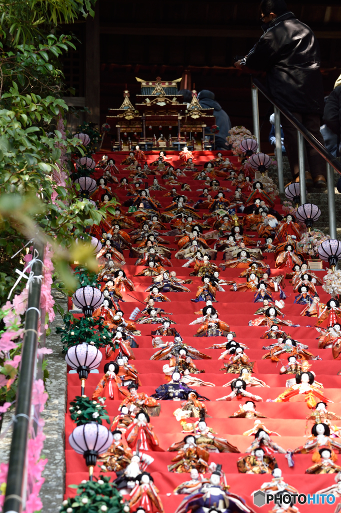 石段飾りびな②