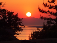 瀬戸内の夕日