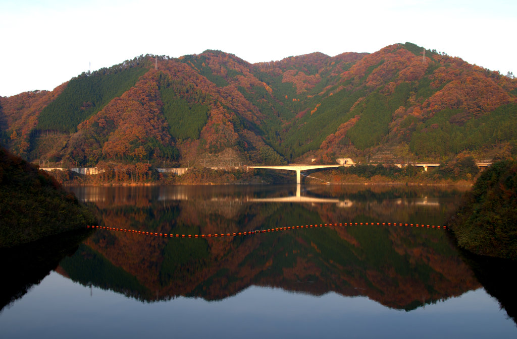 苫田ダムから～