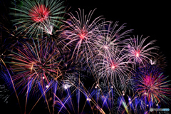 福山あしだ川花火大会③