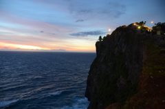 バリ島　ウルワツ　夕日