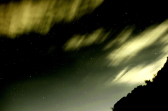ラブジョイ彗星とオーロラ
