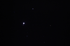 木星とその衛星ガニメデ、カリスト
