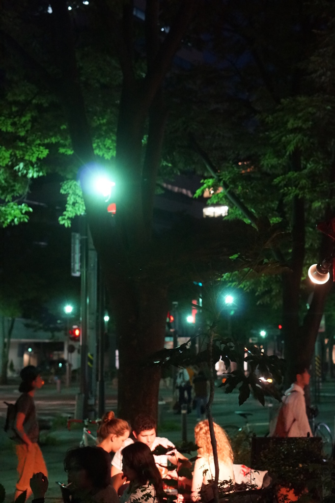 夜カフェ