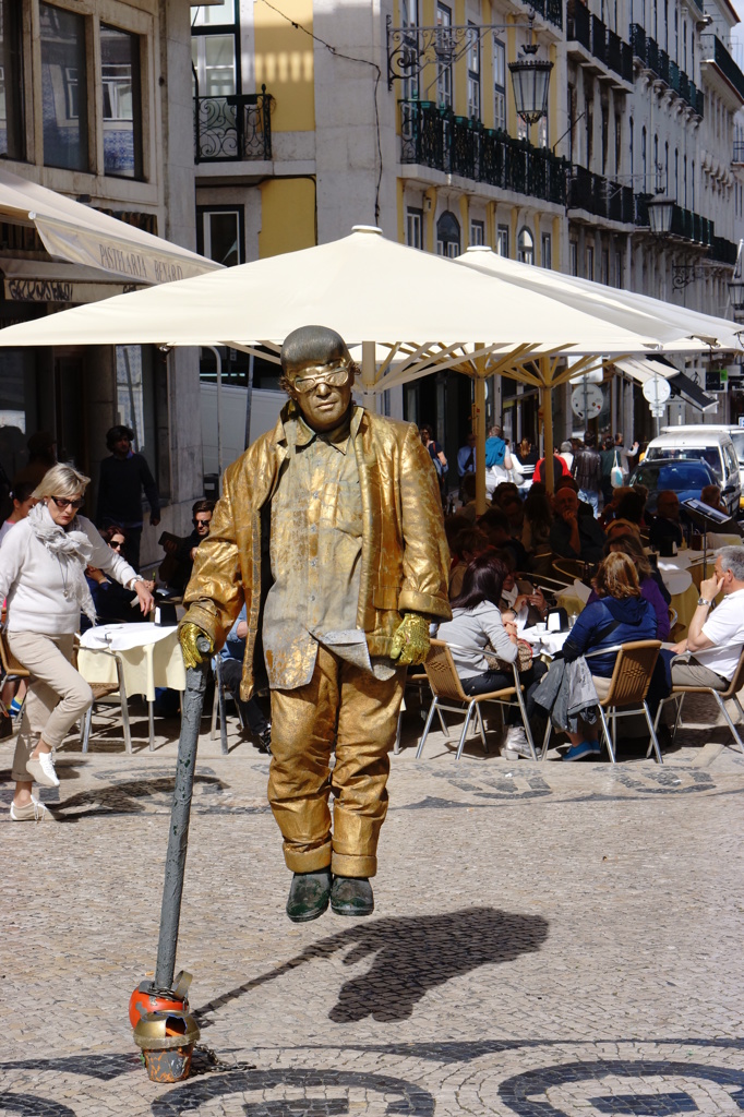 Golden Man in Lisbon