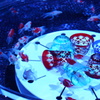 艶美な金魚鉢
