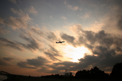 夕暮れJET(城南島)