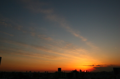夕暮れ
