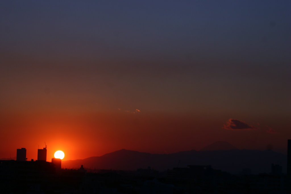 夕暮れ