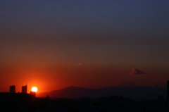 夕暮れ