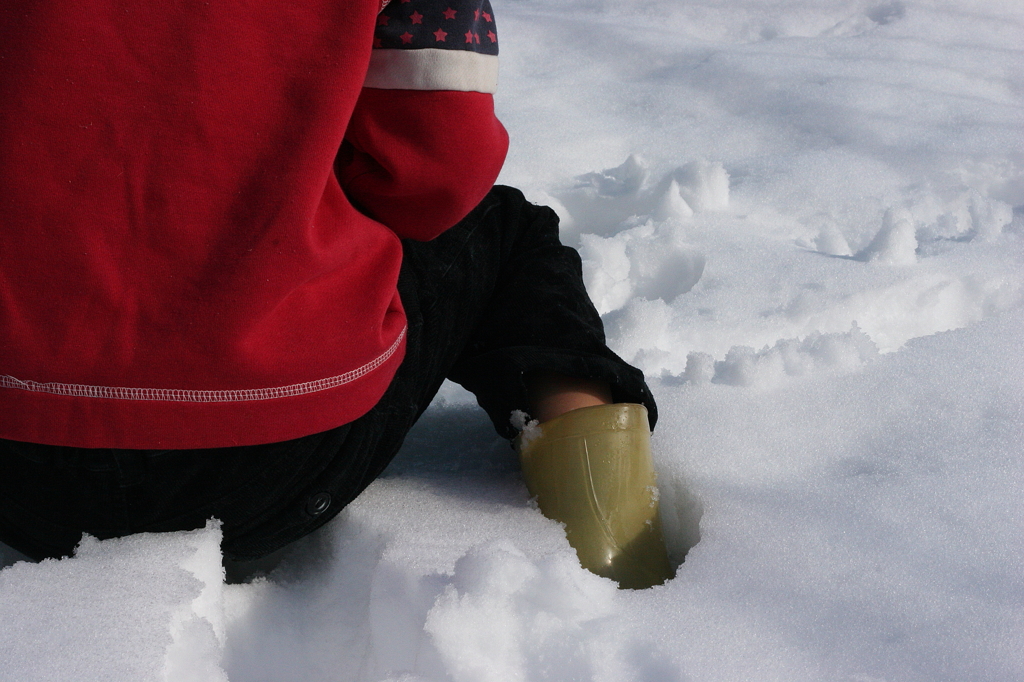 雪遊び