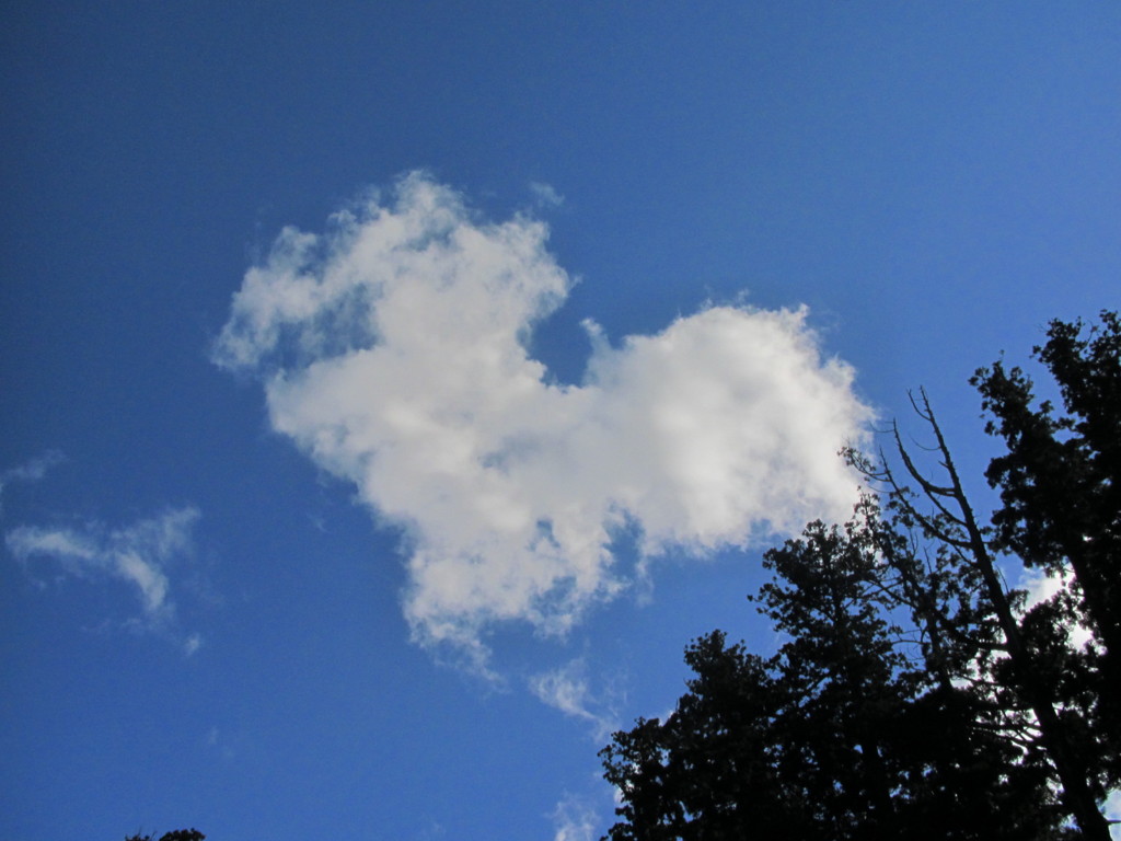 ハートの雲