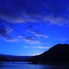 秋元湖の夜明け