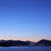 檜原湖の夜明け