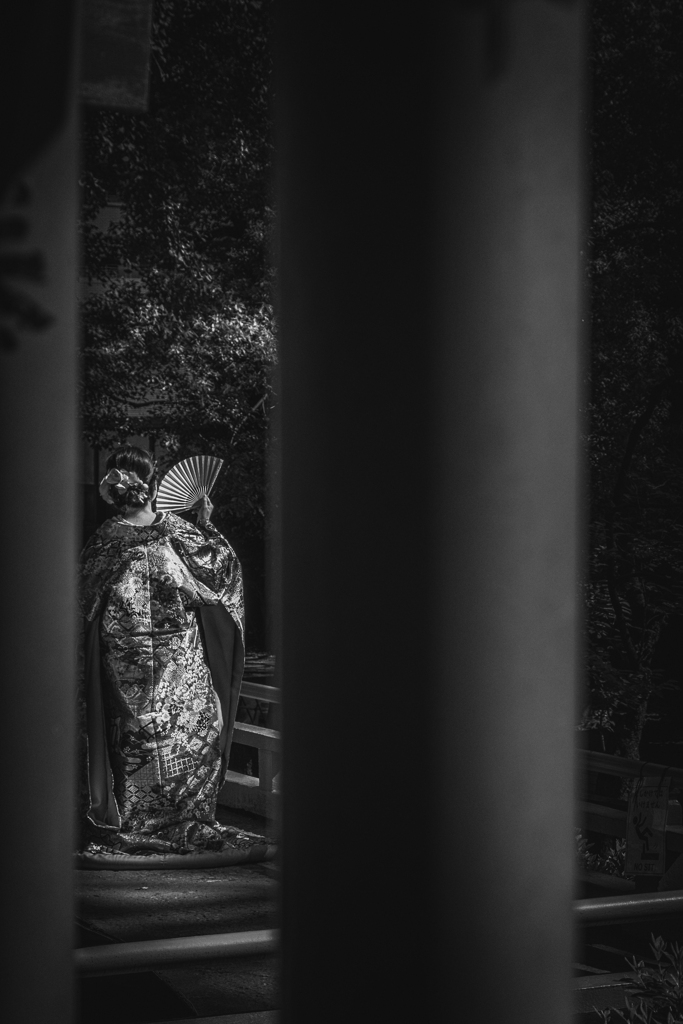 根津神社にて