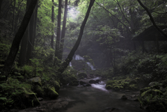 河鹿沢の雌滝