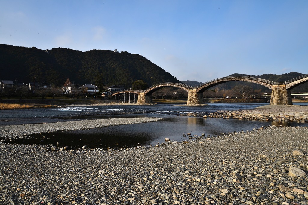 錦帯橋と岩国城