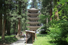 羽黒山五重塔　Ⅲ