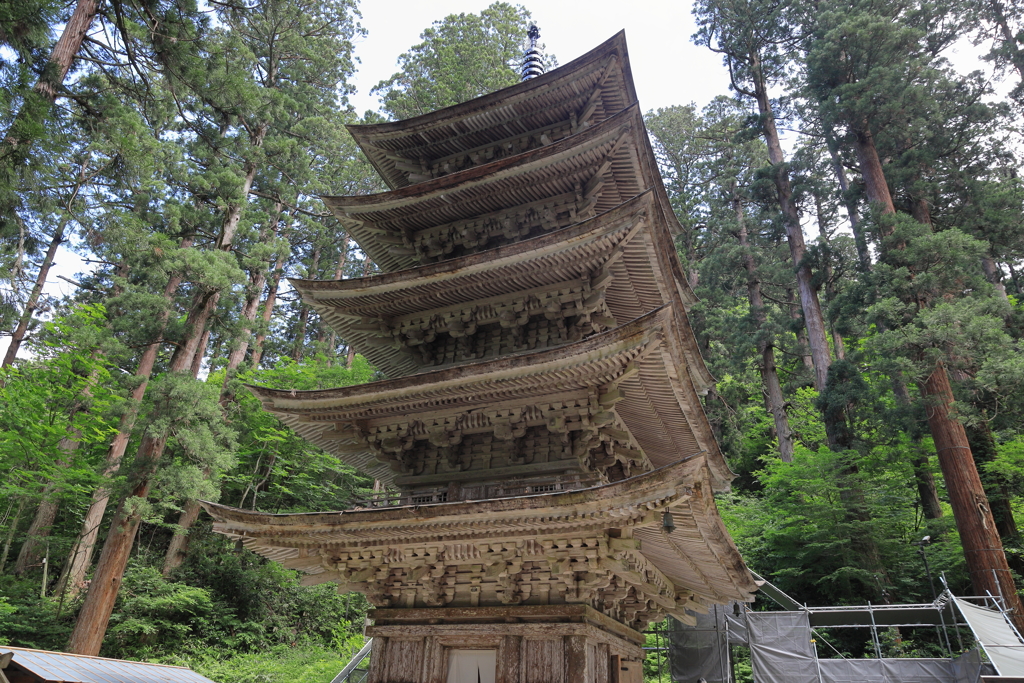 羽黒山五重塔　Ⅱ
