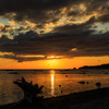 日本海の夕陽　Ⅰ