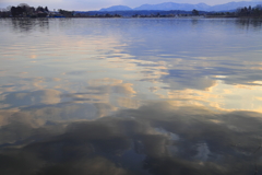 小泉潟　湖面
