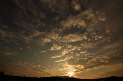 真山上空