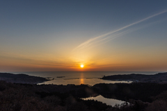 マール湖夕景