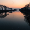 大潟村夕景　Ⅰ