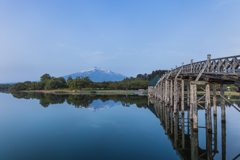 岩木山早朝