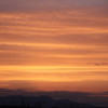 夕景・男鹿の山