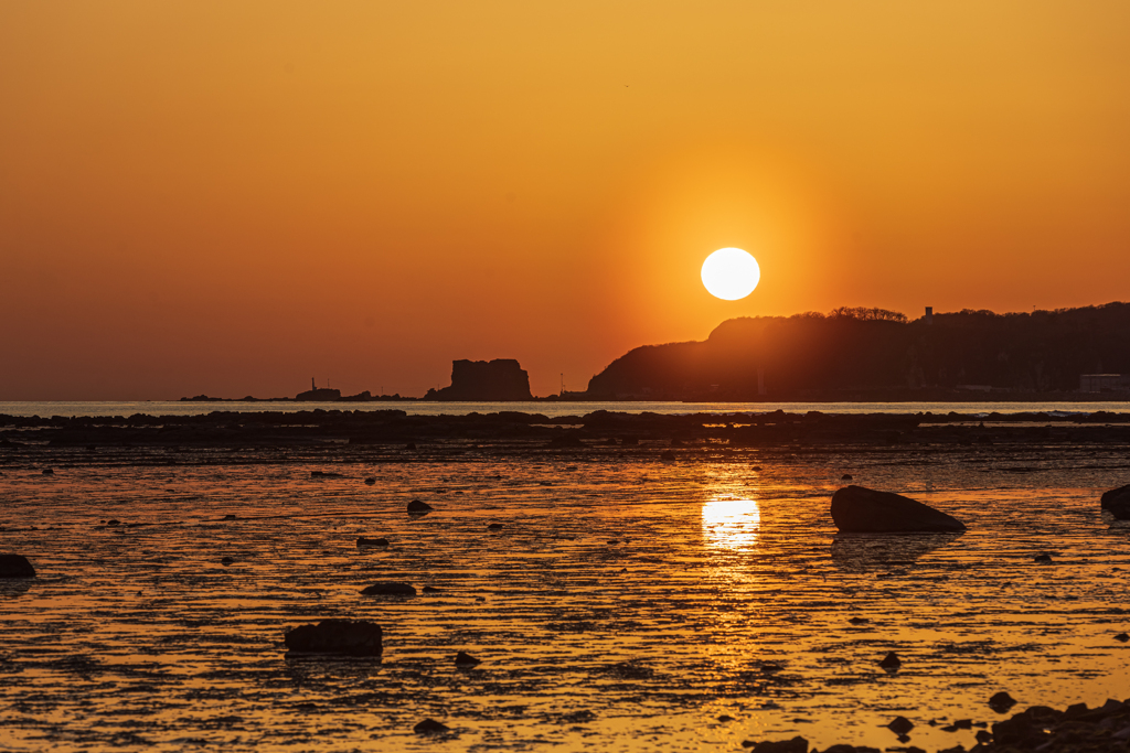 今日の夕陽