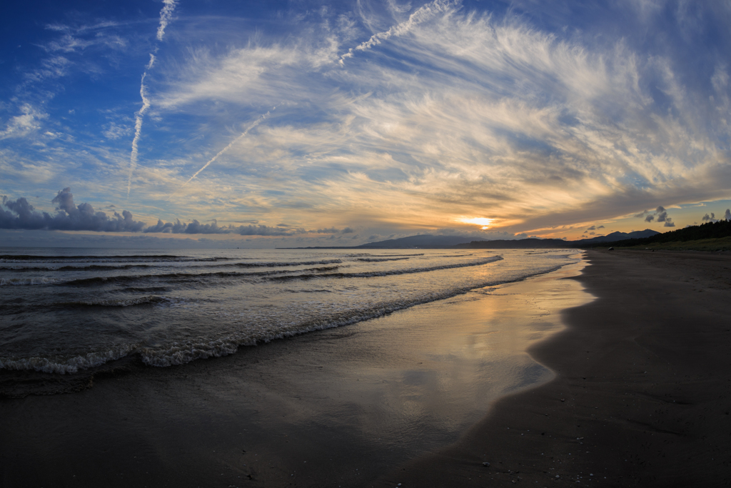 船越海岸の夕雲　Ⅶ