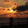 それぞれの夕日