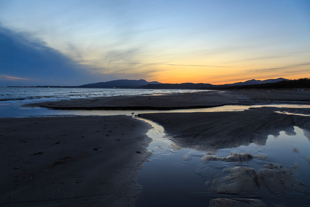 船越海岸夕景　２