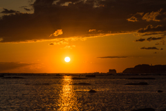 日本海の夕陽　Ⅱ