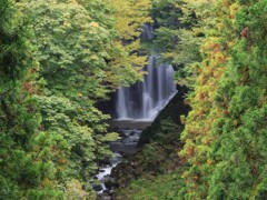 亀田不動滝遠望