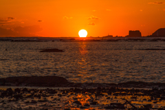 日本海の夕陽　Ⅳ