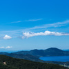 田沢湖と鳥海山