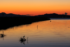 八郎湖夕景　Ⅱ