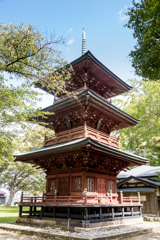 日吉神社　三重塔