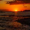 日本海の夕陽　Ⅲ
