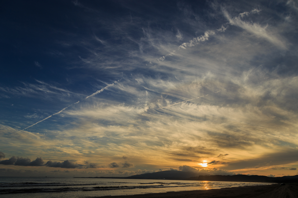 船越海岸の夕雲　Ⅲ