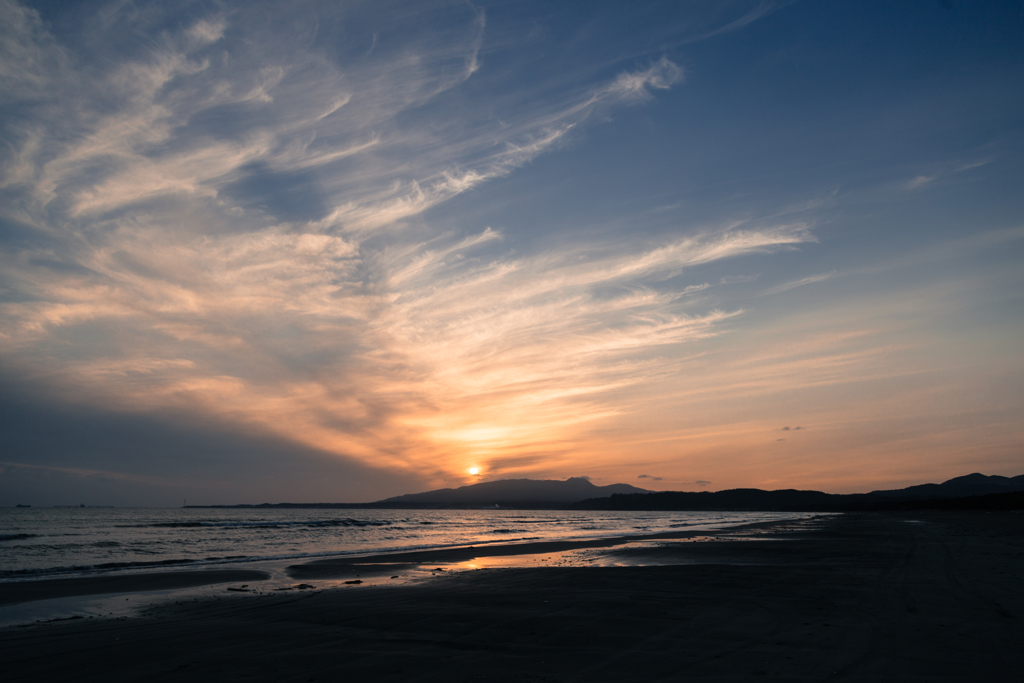 船越海岸夕景　Ⅳ